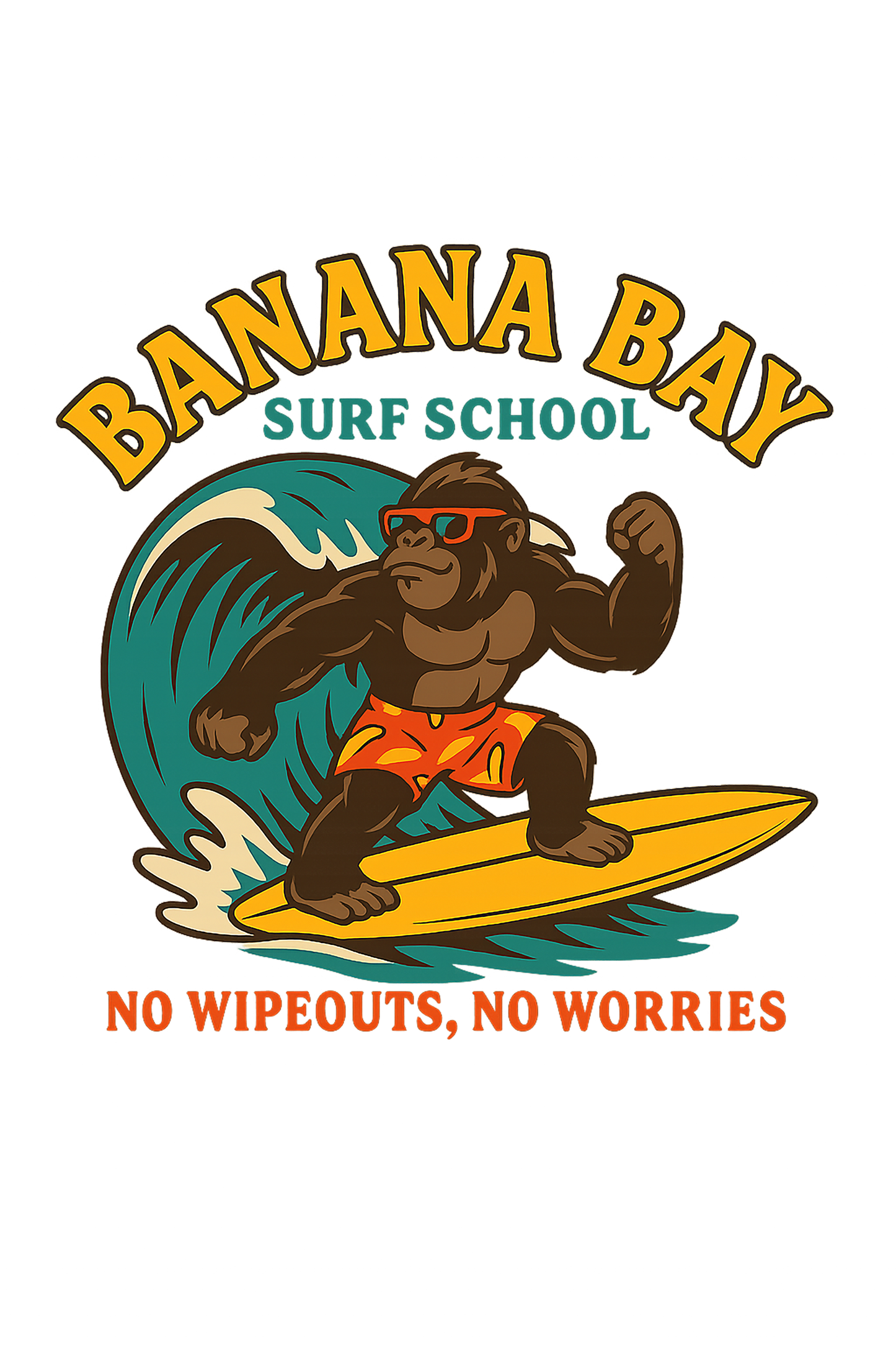 BANANA BAY - WHITE HOODIE