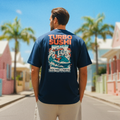 TURBO SUSHI V2 - BLUE OVERSIZE TEE