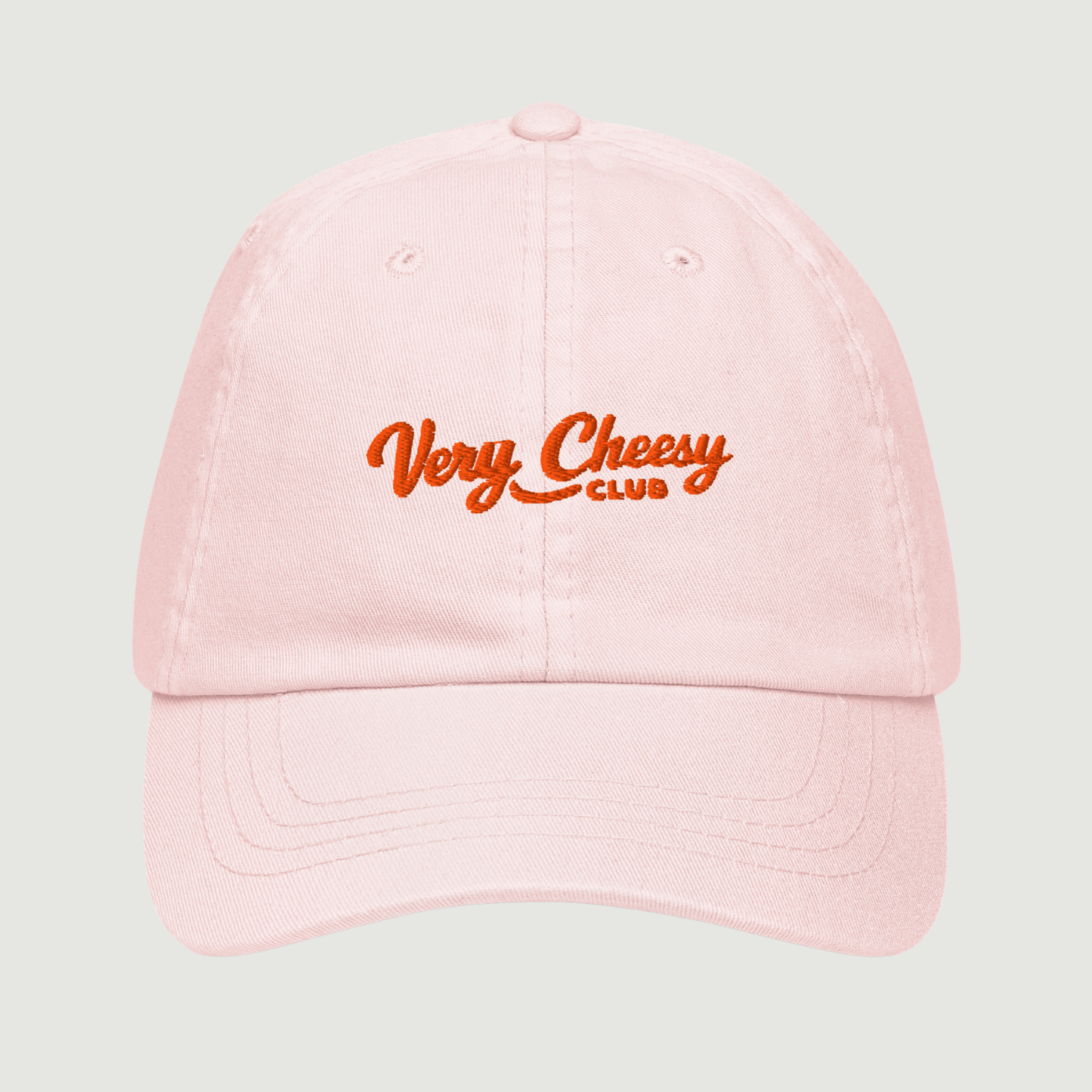 VERY CHEESY CLUB - PASTEL PINK CASQUETTE