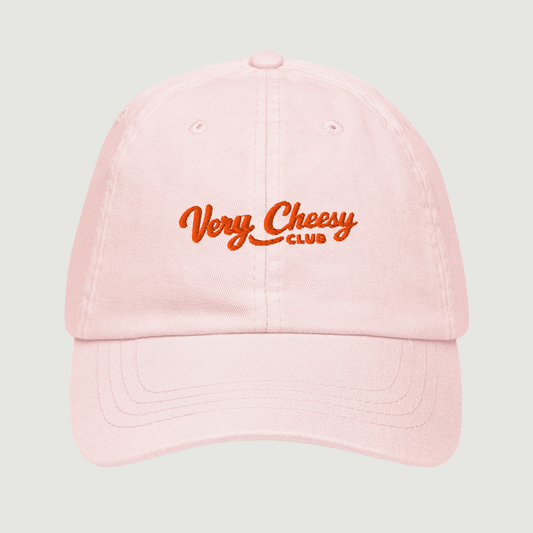 VERY CHEESY CLUB - PASTEL PINK CASQUETTE