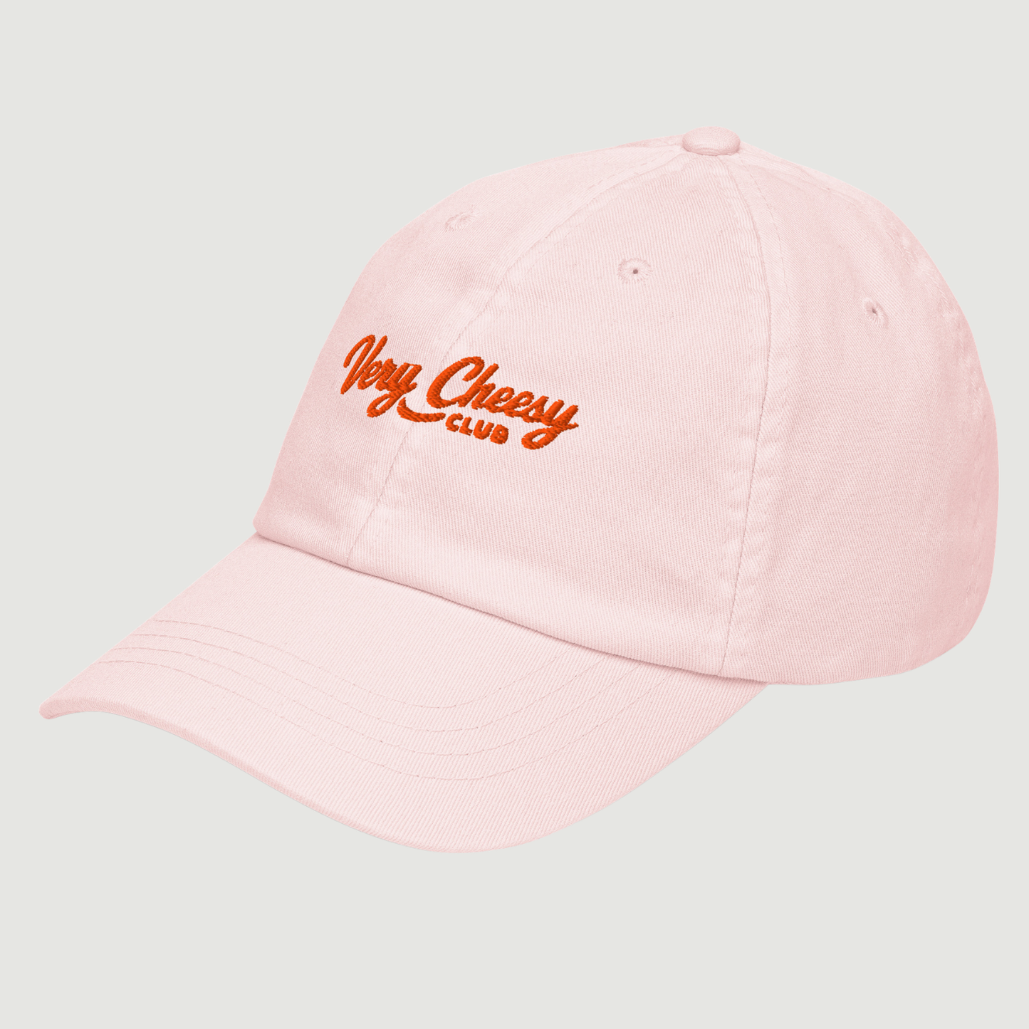 VERY CHEESY CLUB - PASTEL PINK CASQUETTE