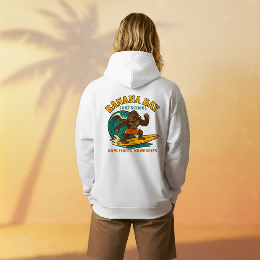 BANANA BAY - WHITE HOODIE