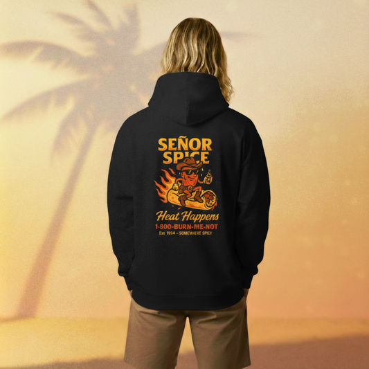 SENOR SPICE - BLACK HOODIE