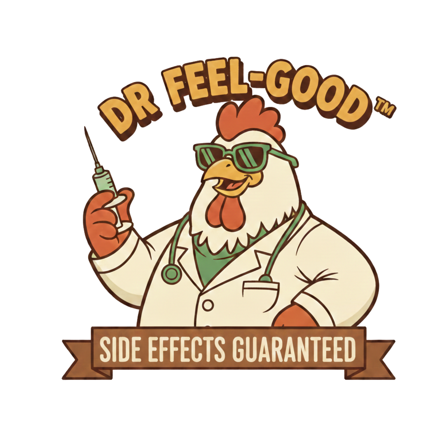 DR FEEL-GOOD - SAND OVERSIZE TEE
