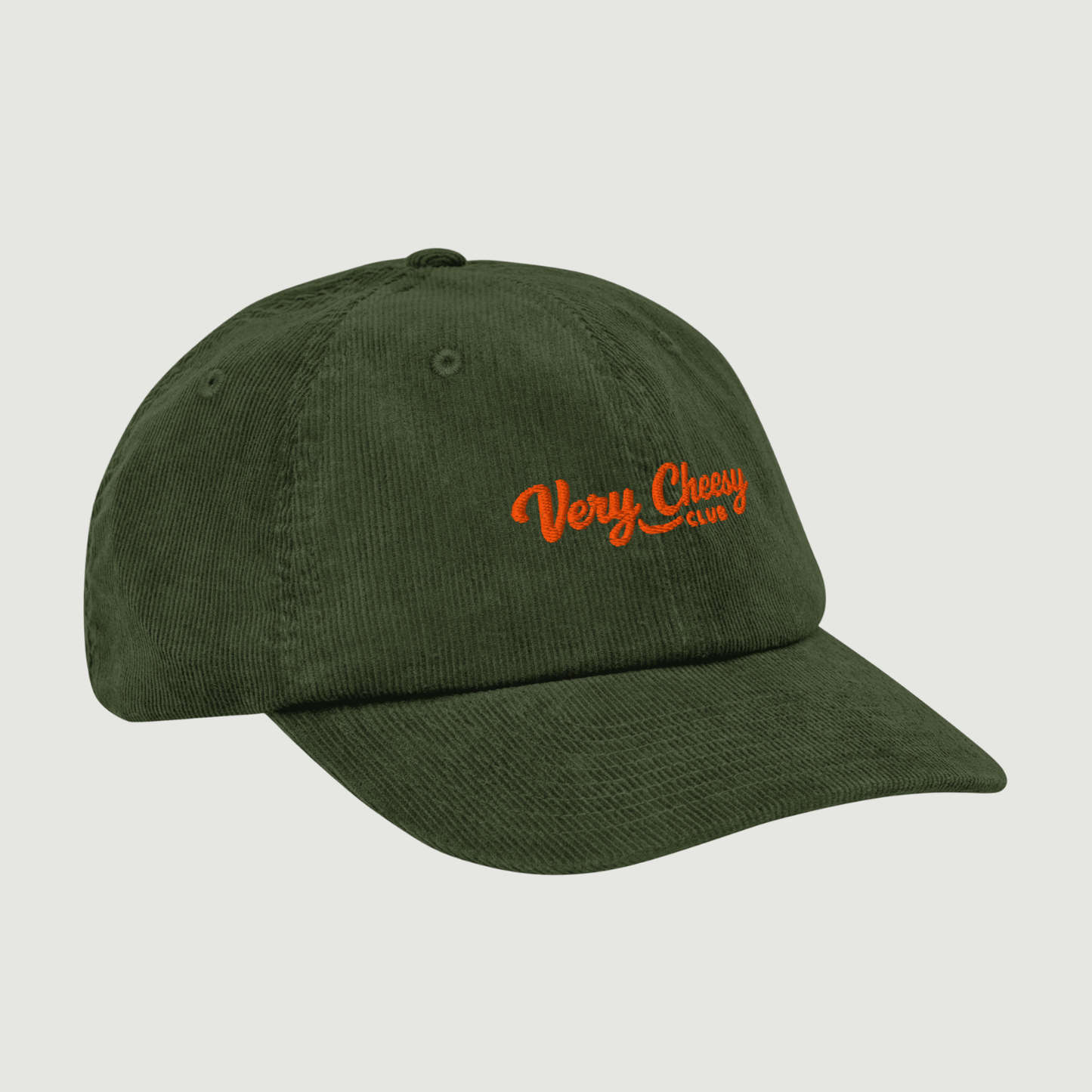 VERY CHEESY CLUB - GREEN CASQUETTE VELOURS