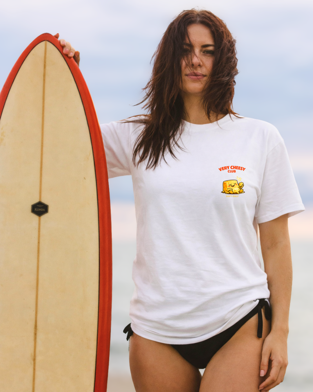 SOFT CHEESE - WHITE TEE