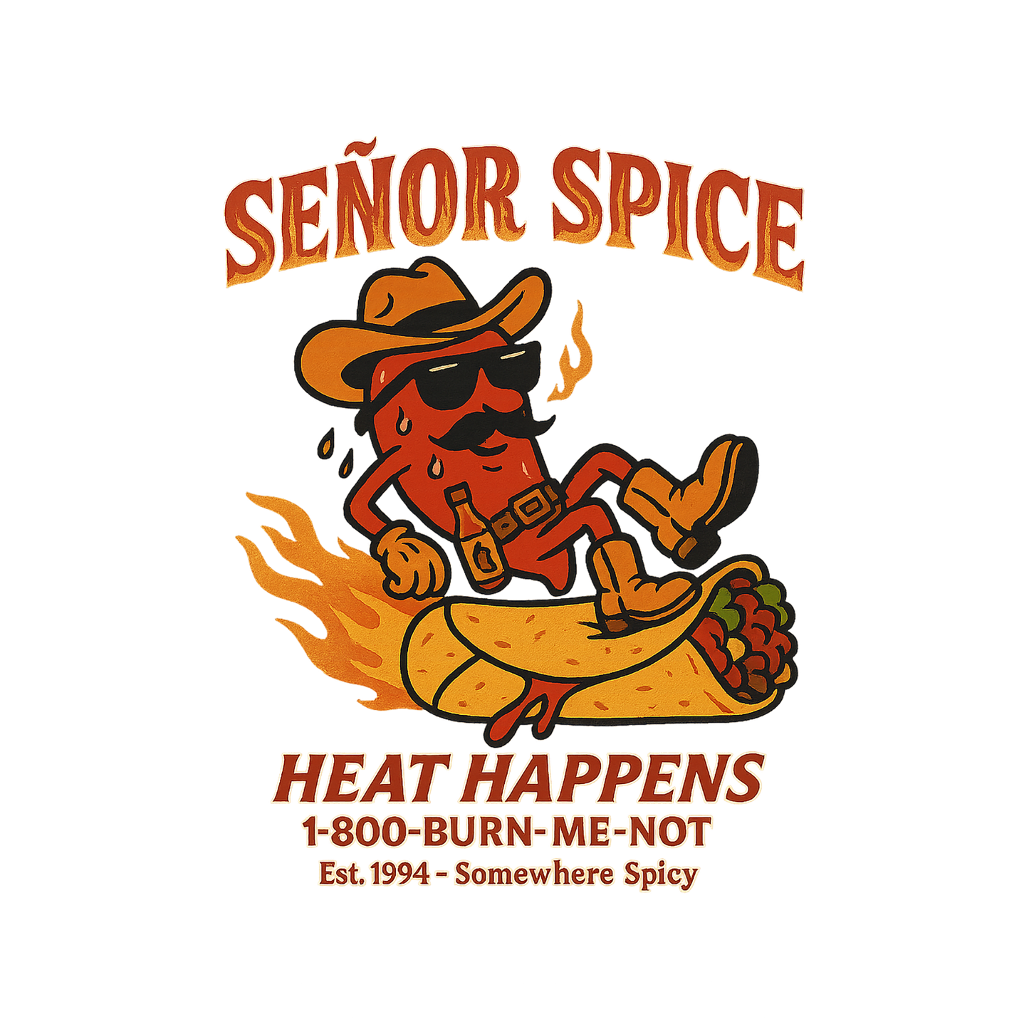 SENOR SPICE - WHITE OVERSIZE TEE