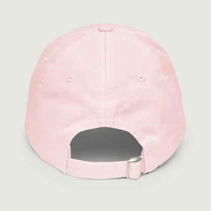 Casquette Very Cheesy Club rose pastel, vue de dos