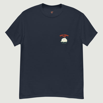 T-shirt Soft Mozza bleu, vu de face
