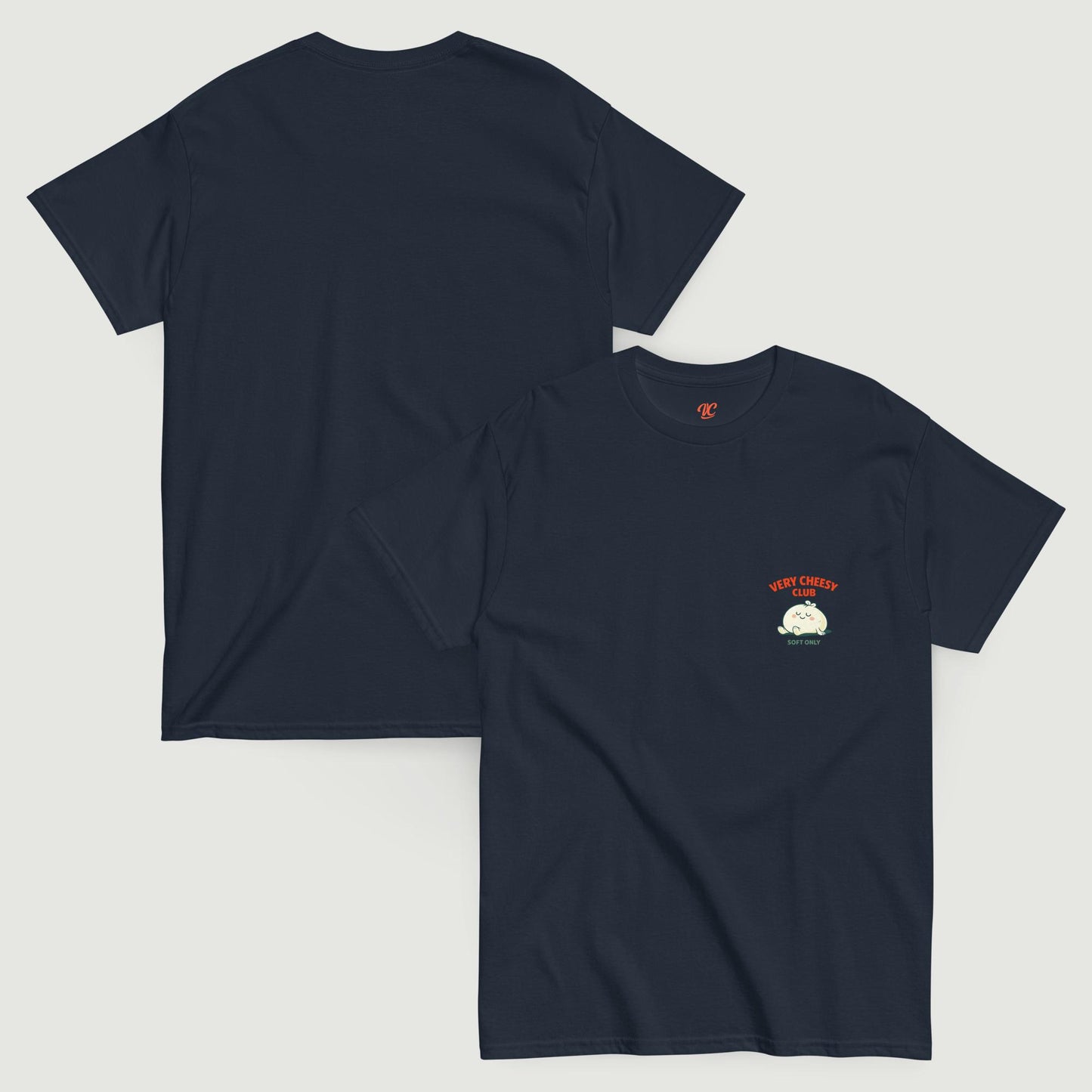 SOFT MOZZA - NAVY TEE