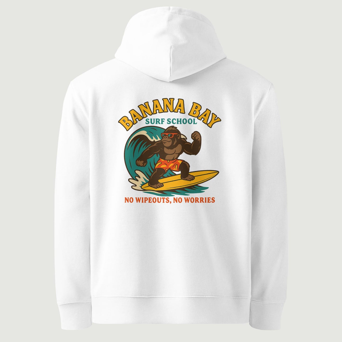 BANANA BAY - WHITE HOODIE
