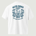OCTO DOGS DINNER - WHITE OVERSIZE TEE