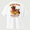 SEÑOR SPICE V2 - WHITE OVERSIZE TEE
