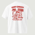 VERY CHEESY - WHITE OVERSIZE TEE